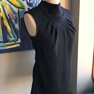 Petite Trina Turk Classic Black sleeveless top
